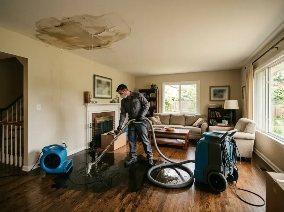 attic-pipe-burst-ceiling-drip-008 — frequently asked questions, Water Damage Restoration & Carpet Care in Bolivar, TN
